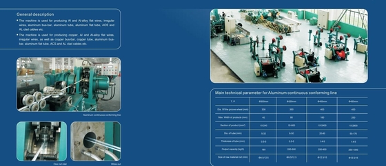 Copper Alu continuous conforming line