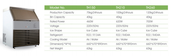 Ice maker TH150,TH210,TH260